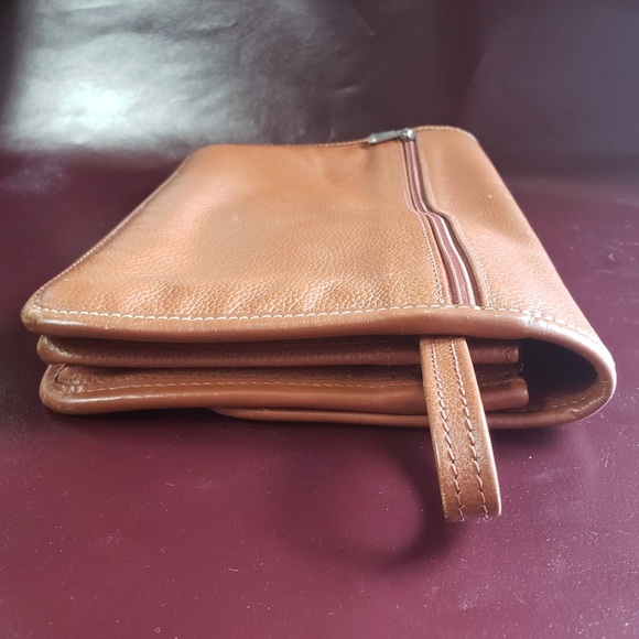Vintage Longchamp Leather Envelope Clutch - Picture 15 of 17